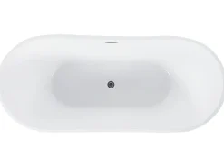 Badewanne Freistehend Rot Oval 150 X 75 Cm Antigua