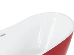Badewanne Freistehend Rot Oval 150 X 75 Cm Antigua