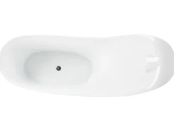 Badewanne Freistehend Rot-Weis High Heel 180 X 80 Cm Coco