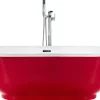 Badewanne Freistehend Rot Oval 170 X 77 Cm Tesoro