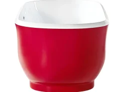 Badewanne Freistehend Rot Oval 170 X 77 Cm Tesoro