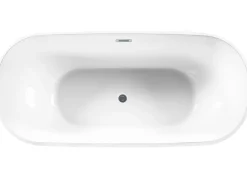 Badewanne Freistehend Rot Oval 170 X 77 Cm Tesoro