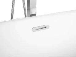 Badewanne Freistehend Silber Oval 170 X 80 Cm Pinel