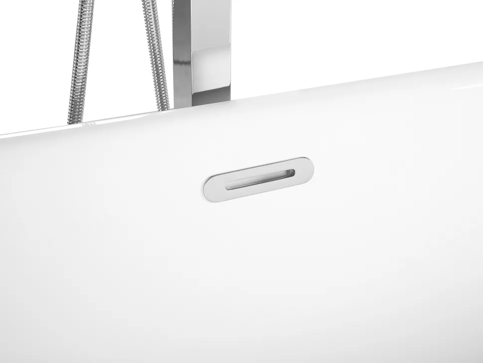 Badewanne Freistehend Silber Oval 170 X 80 Cm Pinel