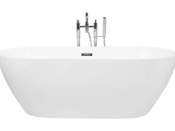 Badewanne Freistehend Weis Oval 180 X 80 Cm Carrera