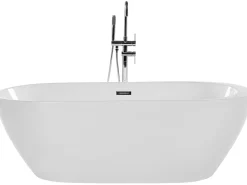 Badewanne Freistehend Weis Oval 170 X 80 Cm Nevis