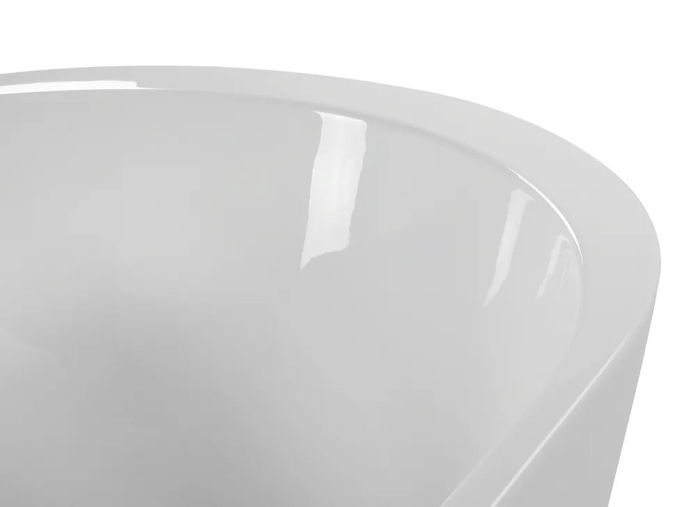 Badewanne Freistehend Weis Oval 170 X 80 Cm Nevis