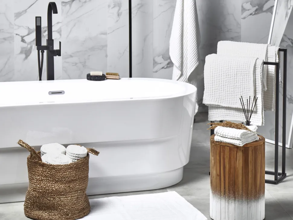 Badewanne Freistehend Weis Oval 170 X 80 Cm Empresa