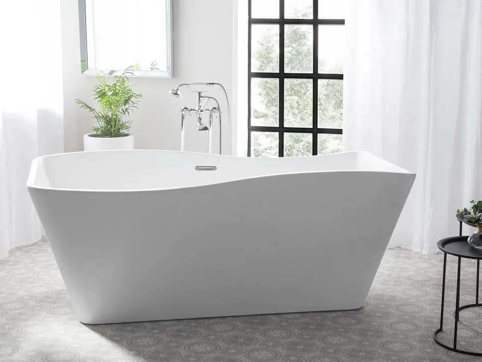 Badewanne Freistehend Weis Rechteckig 170 X 78 Cm Maravilla