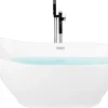 Badewanne Freistehend Weis Oval 170 X 75 Cm Londrina