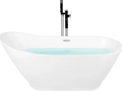Badewanne Freistehend Weis Oval 170 X 75 Cm Londrina
