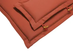Balkonset Akazienholz Hellbraun Verstellbar Auflagen Terracotta Java