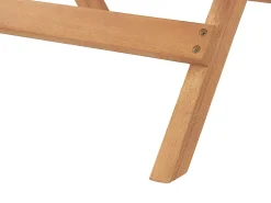 Balkonset Akazienholz Hellbraun Verstellbar Auflagen Graphitgrau Java