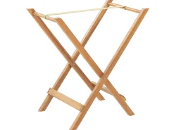 Balkonset Akazienholz Hellbraun 2-Sitzer Verstellbar Auflagen Blau Java