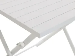 Balkonset Aluminium Textilbespannung Weis 2-Sitzer Zusammenklappbar Caorle