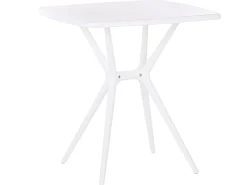 Balkonset Kunststoff Weis 2 Stühle Sersale