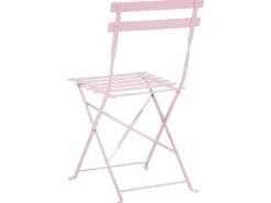 Balkonset Pastellrosa 2 Stühle Zusammenklappbar Fiori