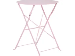Balkonset Pastellrosa 2 Stühle Zusammenklappbar Fiori
