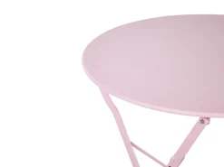 Balkonset Pastellrosa 2 Stühle Zusammenklappbar Fiori