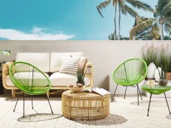 Balkonset Rattan Grun Acapulco Ii