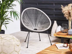Balkonset Rattan Hellgrau Acapulco Ii