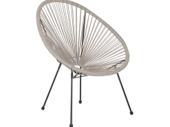 Balkonset Rattan Hellgrau Acapulco Ii