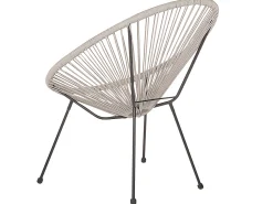 Balkonset Rattan Hellgrau Acapulco Ii