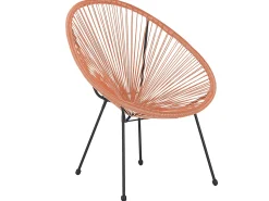 Balkonset Rattan Orange Acapulco Ii