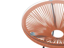 Balkonset Rattan Orange Acapulco Ii