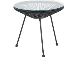 Balkonset Rattan Schwarz Acapulco Ii