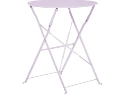 Balkonset Violett 2 Stühle Zusammenklappbar Fiori