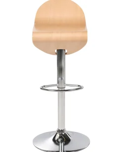 Barhocker Heller Holzfarbton Hohenverstellbar 2Er Set Liverpool