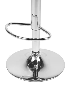 Barhocker Kunstleder Grau Hohenverstellbar 2Er Set Conway