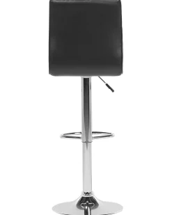 Barhocker Kunstleder Schwarz Hohenverstellbar 2Er Set Lucerne
