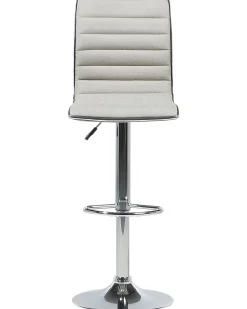 Barhocker Polsterbezug Beige Hohenverstellbar 2Er Set Lucerne