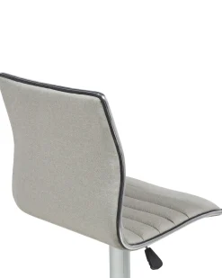Barhocker Polsterbezug Beige Hohenverstellbar 2Er Set Lucerne