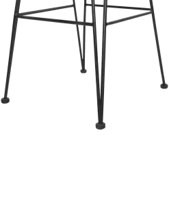 Barhocker Rattan Schwarz 2Er Set Cassita