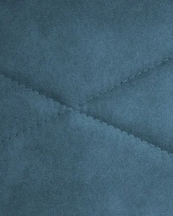 Barstuhl Polsterbezug Seeblau / Schwarz 2Er Set Darien