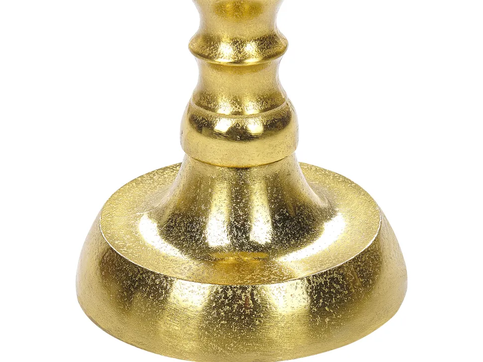 Beistelltisch Aluminium Gold Rund O 35 Cm Timaru