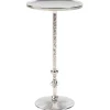 Beistelltisch Aluminium Silber Rund O 32 Cm Meda