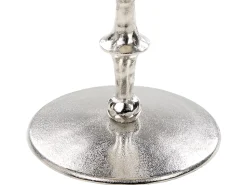 Beistelltisch Aluminium Silber Rund O 32 Cm Meda