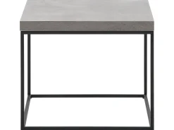 Beistelltisch Beton / Schwarz 60 X 60 X 50 Cm Delano
