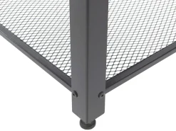 Beistelltisch Dunkler Holzfarbton / Schwarz Quadratisch 45 X 45 Cm Aston
