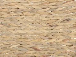 Beistelltisch 3Er Set Wasserhyazinthe Beige / Schwarz Rechteckig Hawi