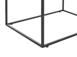Beistelltisch 3Er Set Wasserhyazinthe Beige / Schwarz Rechteckig Hawi