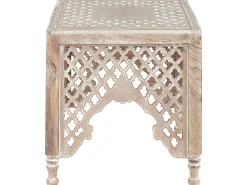 Beistelltisch Heller Holzfarbton Quadratisch 40 X 40 Cm Kadma