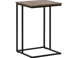 Beistelltisch Holzoptik Braun Quadratisch 40 X 40 Cm Troy