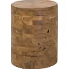 Beistelltisch Teakholz Braun 35 Cm Brant