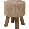 Beistelltisch Teakholz Hellbraun 35 Cm Tulita