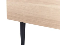 Bett Cremeweis / Heller Holzfarbton 180 X 200 Cm Millay